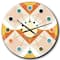 Designart 'Retro Abstract Design Xii Mid-Century Modern Wall Clock